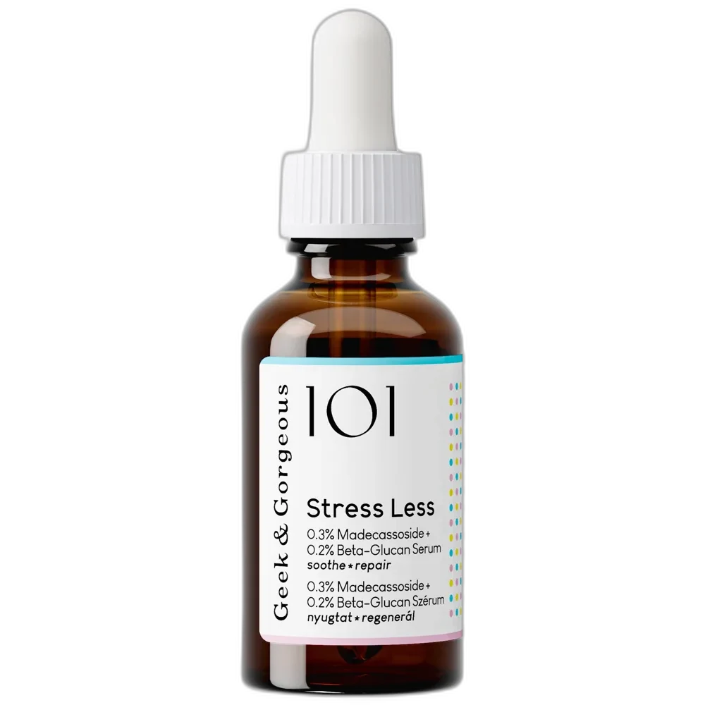 Geek & Gorgeous Stress Less 0.3% Retinal Serum airless pump bottle