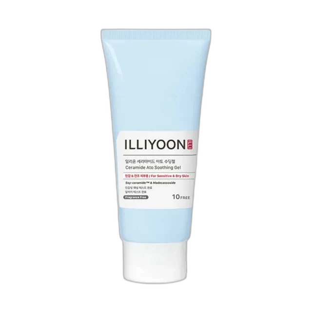 Illiyoon Ceramide Ato Soothing Gel 175ml squeeze tube on white background