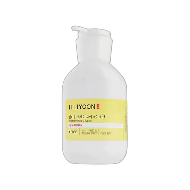 Illiyoon Fresh Moisture Body Lotion 350ml pump bottle on white background