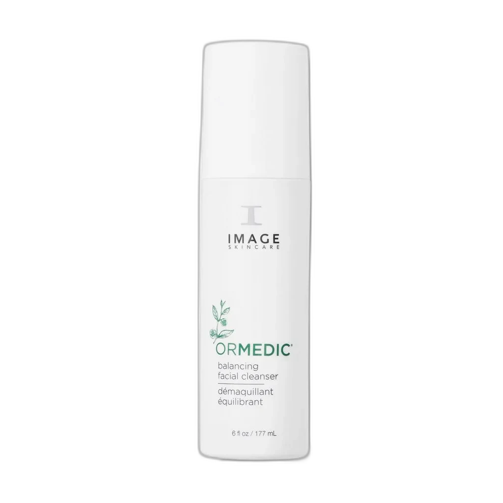 Image Skincare ORMEDIC Balancing Facial Cleanser gentle gel cleanser in green packaging