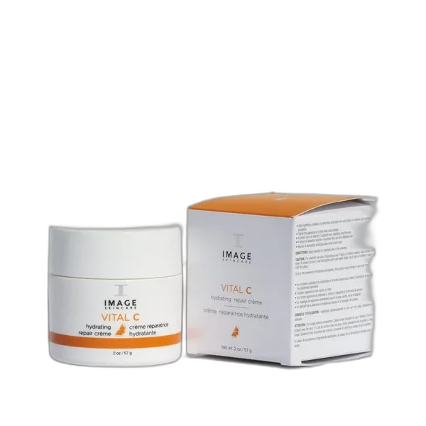 Image Skincare Vital C Hydrating Repair Cream jar with teal packaging