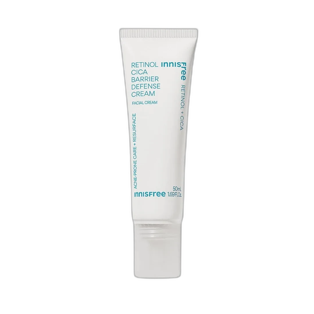 Innisfree Retinol Cica Barrier Defense Cream tube