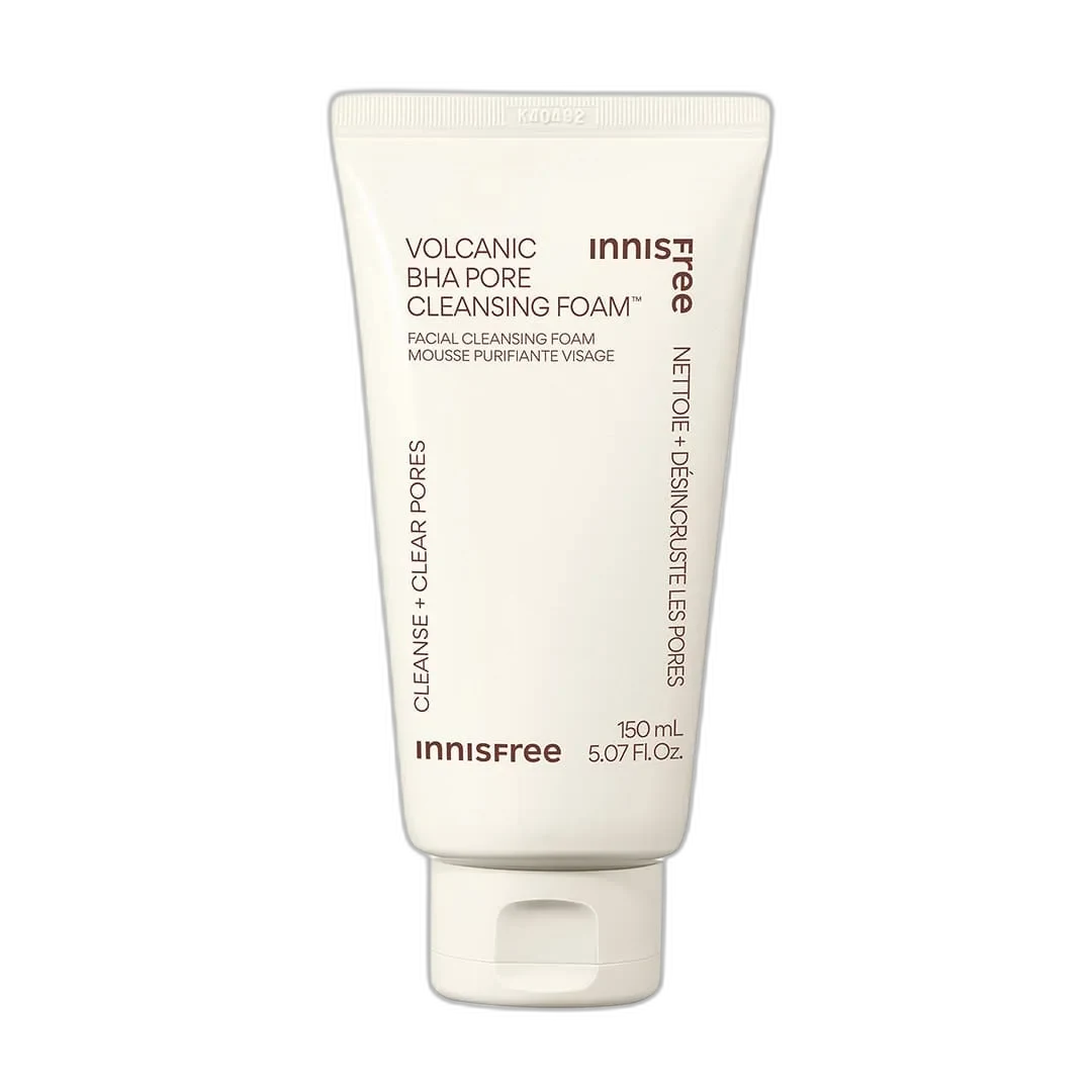 Innisfree Volcanic Pore BHA Cleansing Foam squeeze tube