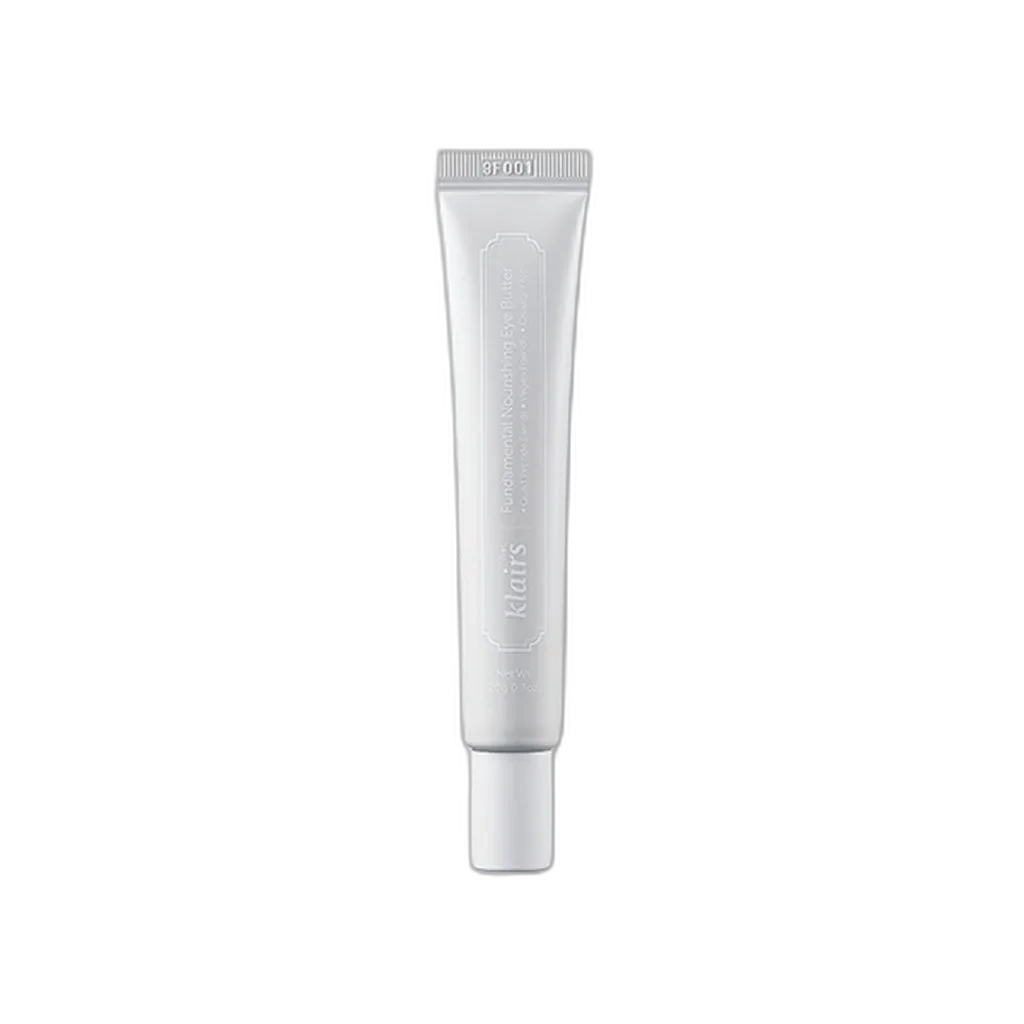 Klairs Fundamental Nourishing Eye Butter in a small white jar with minimal branding
