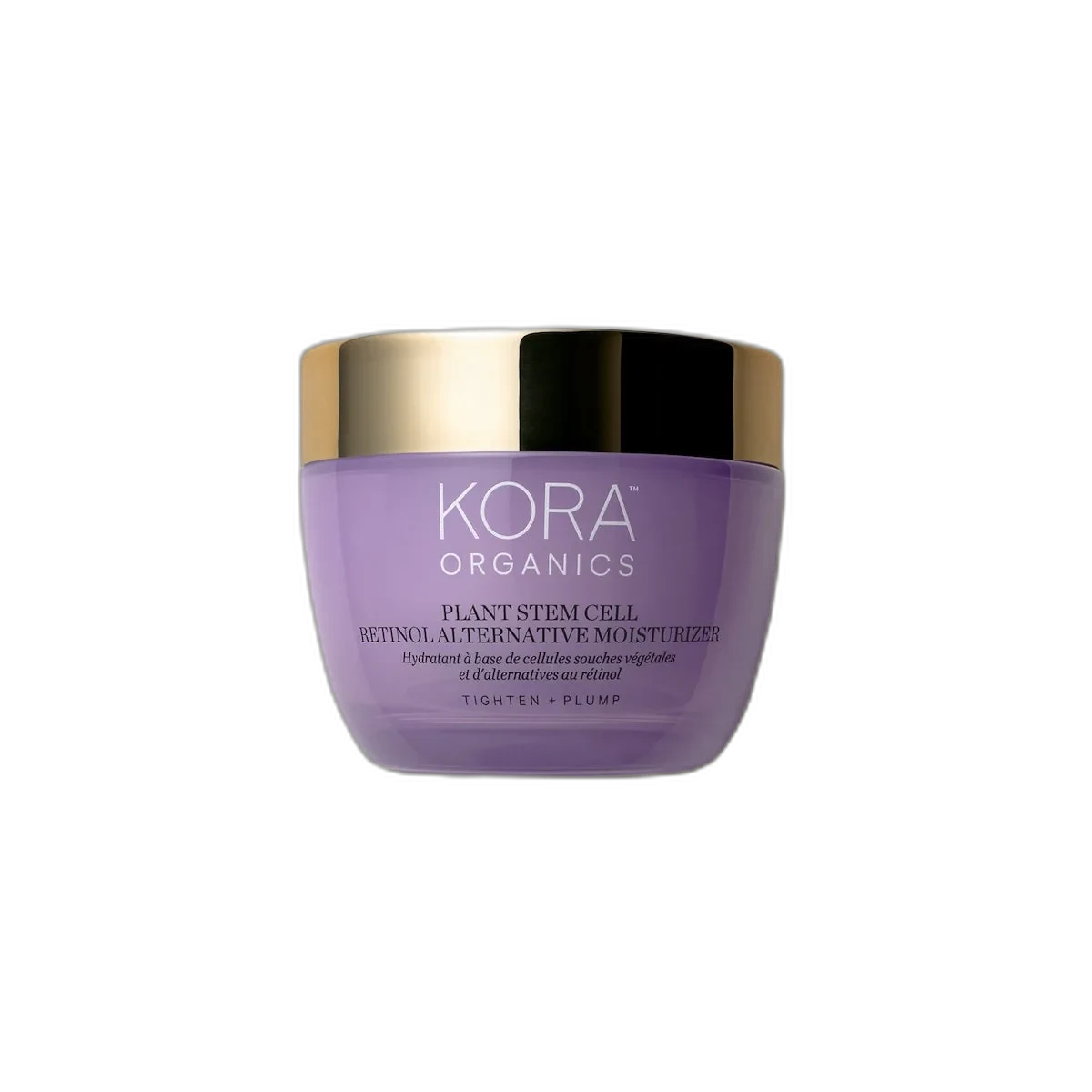 Kora Organics Plant Stem Cell Retinol Alternative Moisturizer 50ml frosted glass jar