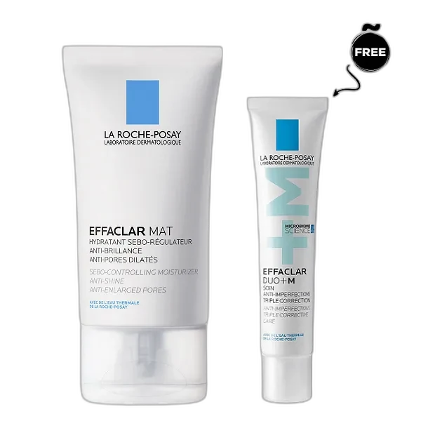 La Roche-Posay Effaclar Mat Mattifying Moisturizer white tube