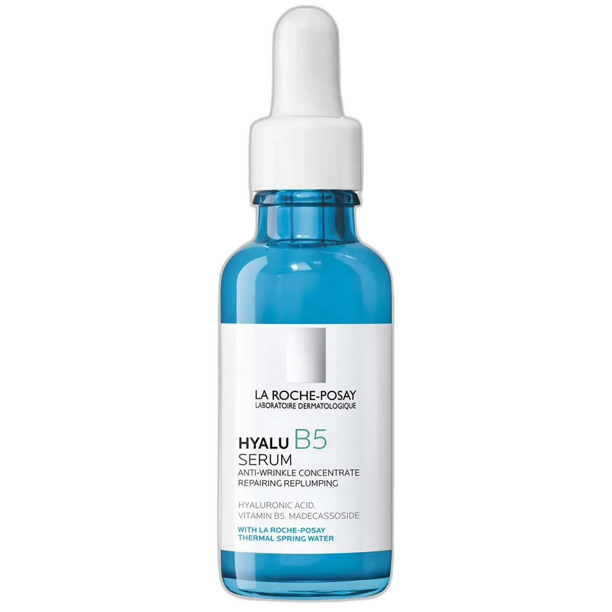 La Roche-Posay Hyalu B5 Pure Hyaluronic Acid Serum glass dropper bottle