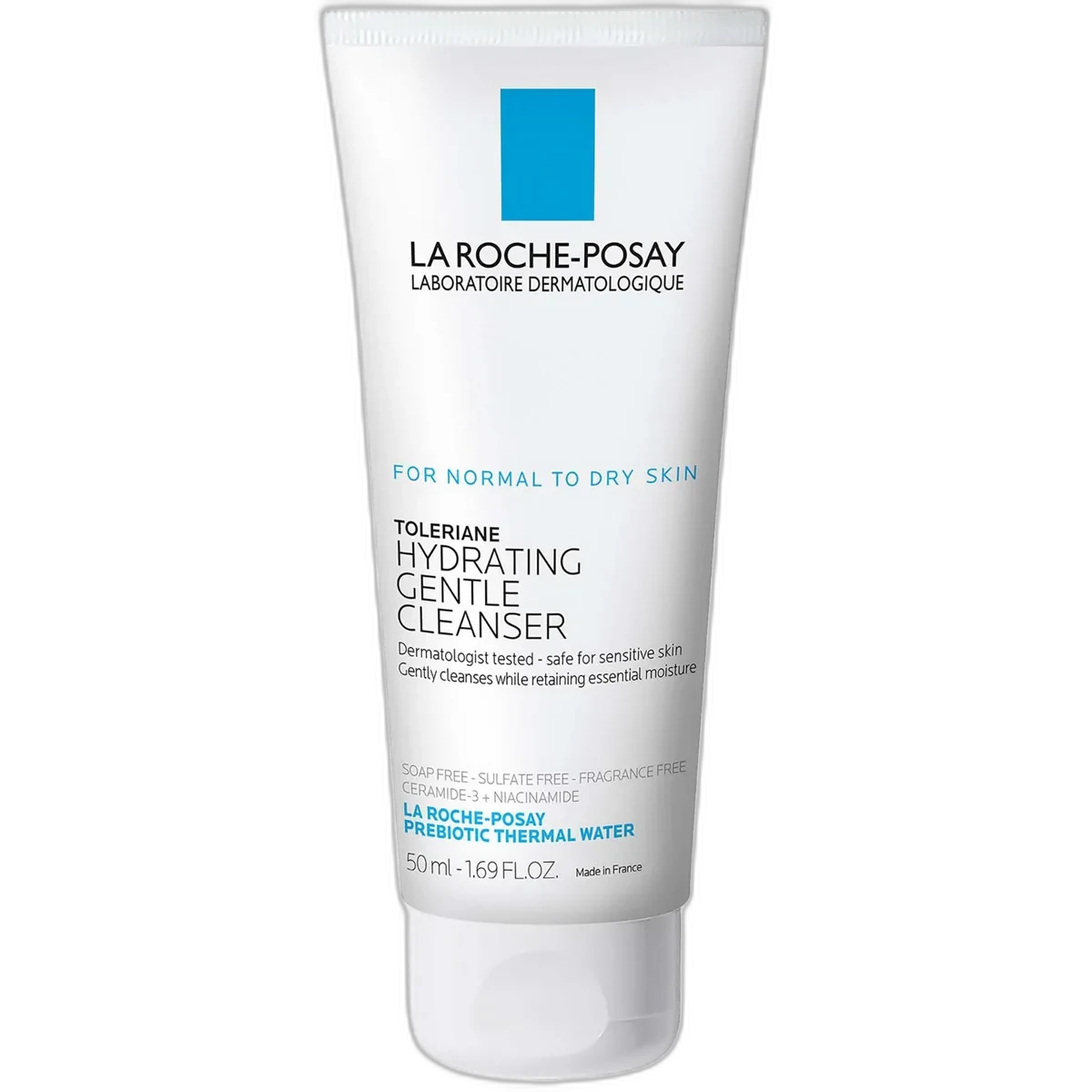 La Roche-Posay Toleriane Hydrating Gentle Cleanser white bottle