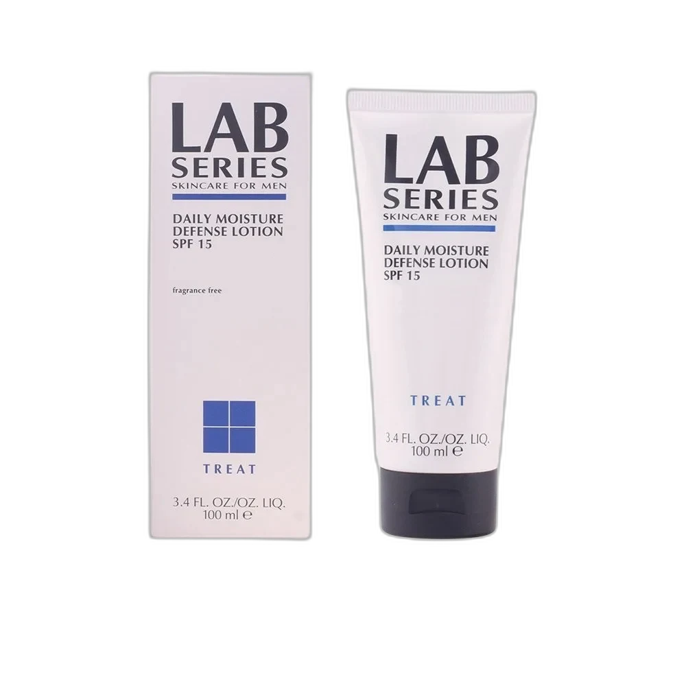 Lab Series Daily Moisture Defense Lotion SPF 15 white tube packaging