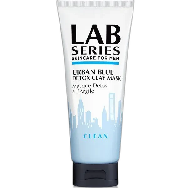 Lab Series Urban Blue Detox Clay Mask in a dark squeeze tube