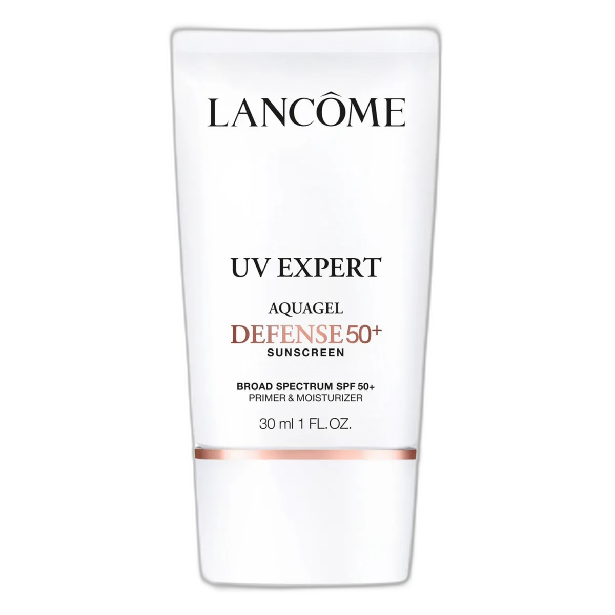 Lancôme UV Expert Aquagel Defense SPF 50 sunscreen tube