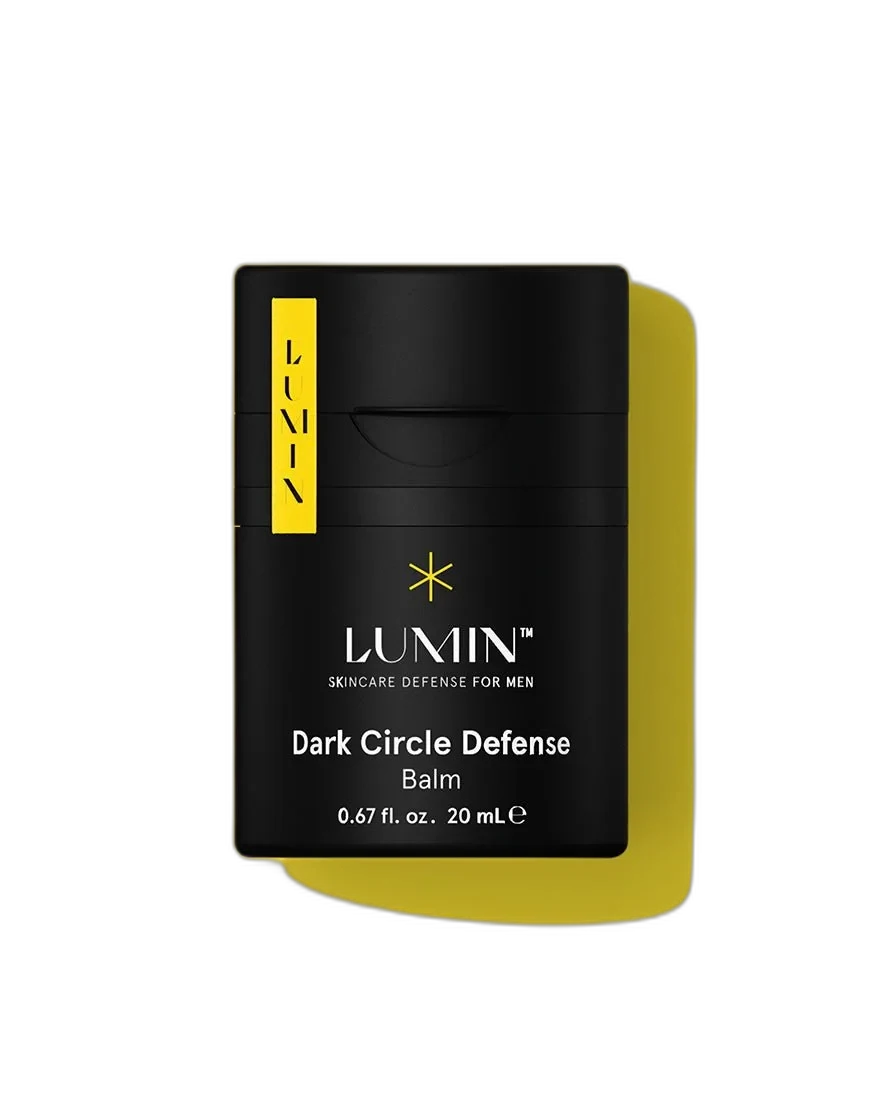 Lumin Dark Circle Defense Cream balm eye treatment in dark packaging