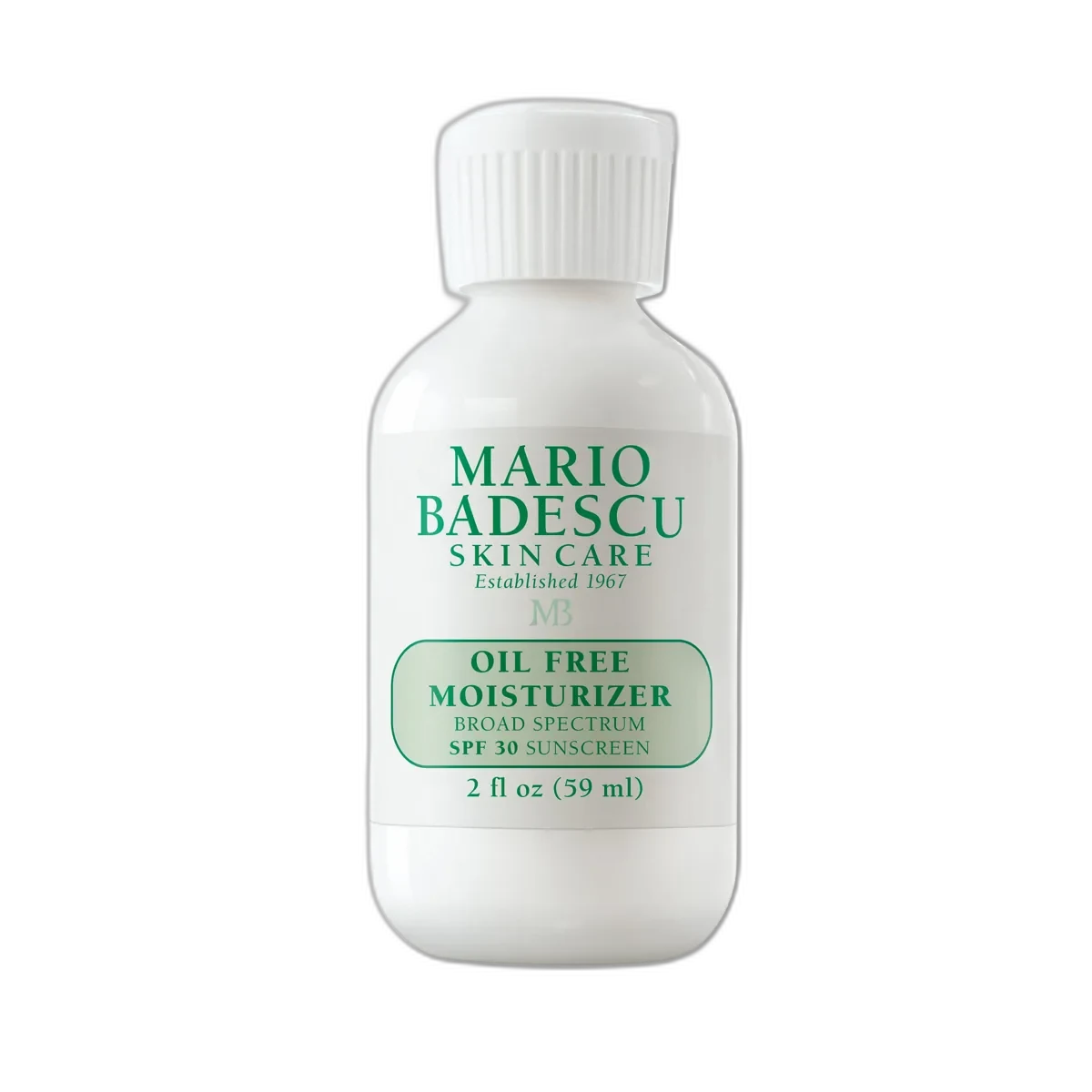 Mario Badescu Oil Free Moisturizer SPF 30 in a white squeeze tube