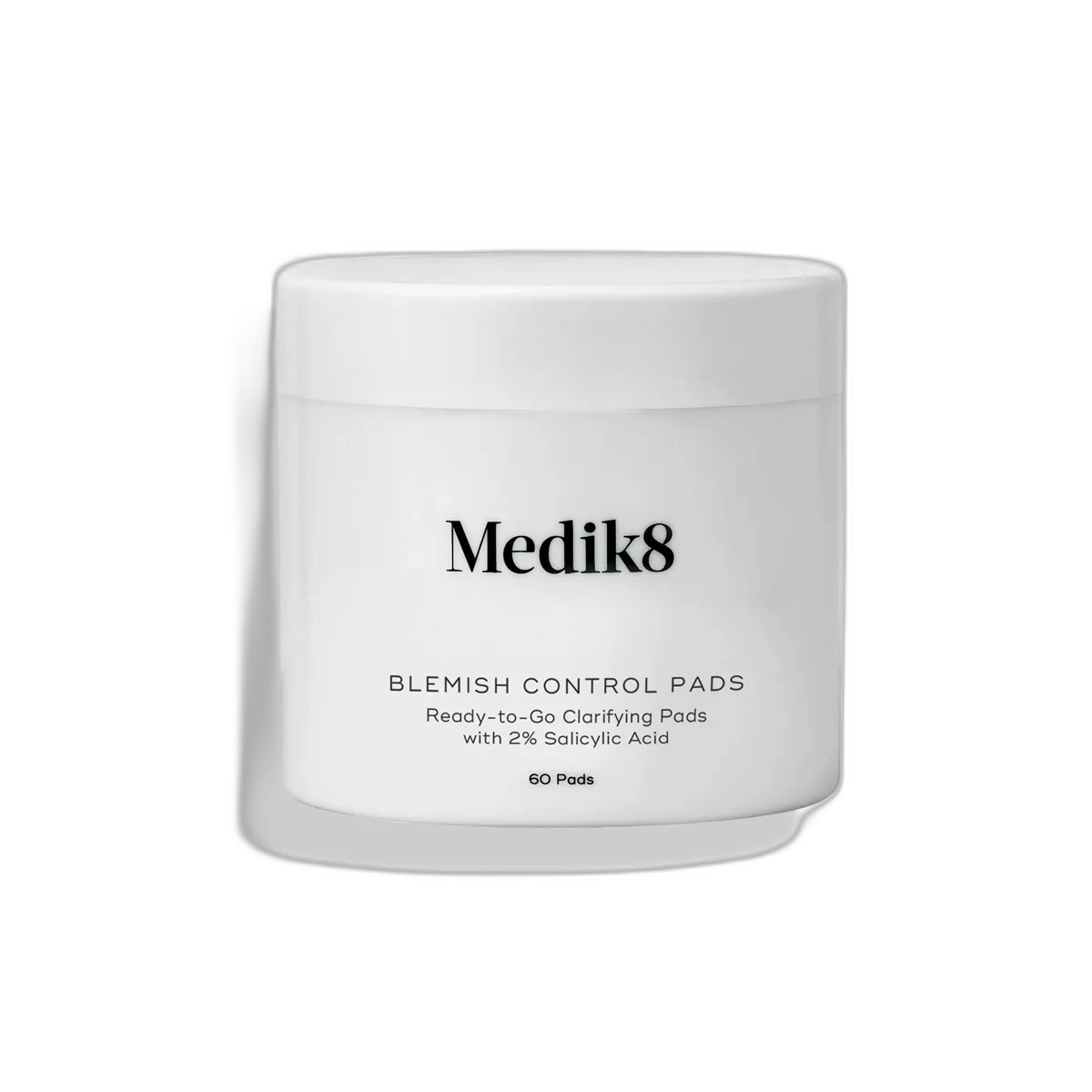 Medik8 Blemish Control Pads tub with 60 salicylic acid treatment pads