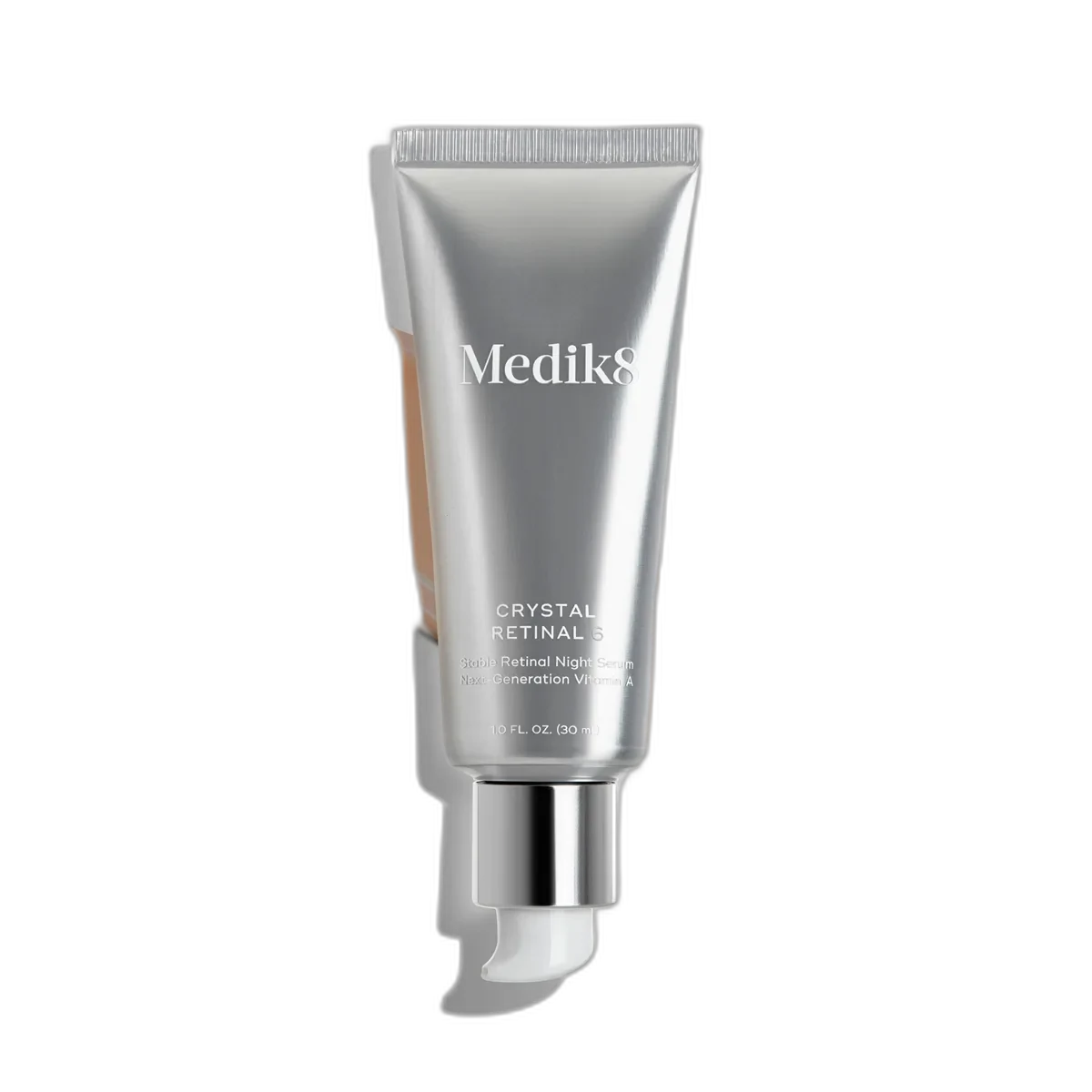 Medik8 Crystal Retinal 6 retinaldehyde serum in opaque airless pump bottle
