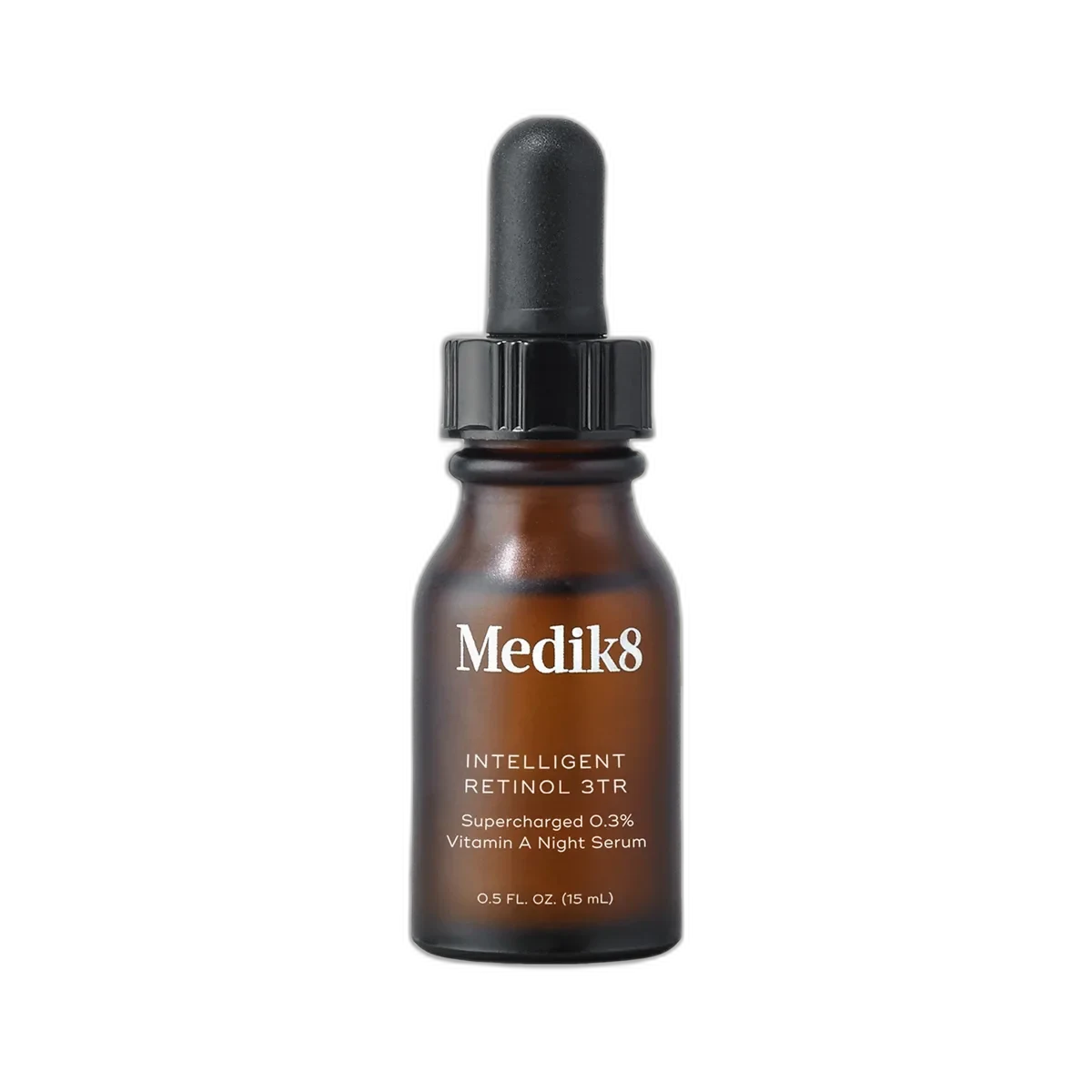 Medik8 Intelligent Retinol 3TR Supercharged Night Serum dropper bottle