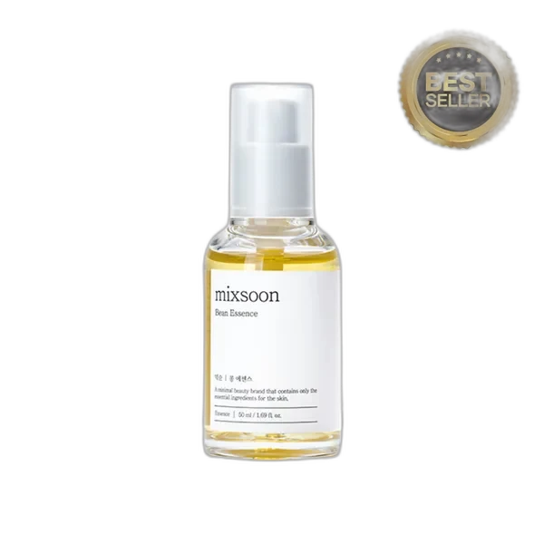 mixsoon Bean Essence in minimalist frosted glass bottle with dropper