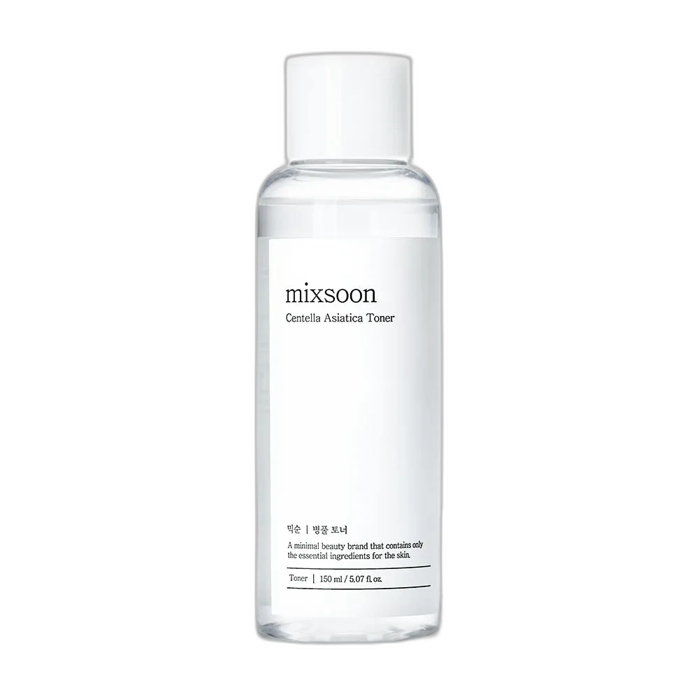 mixsoon Centella Asiatica Toner bottle with minimalist packaging