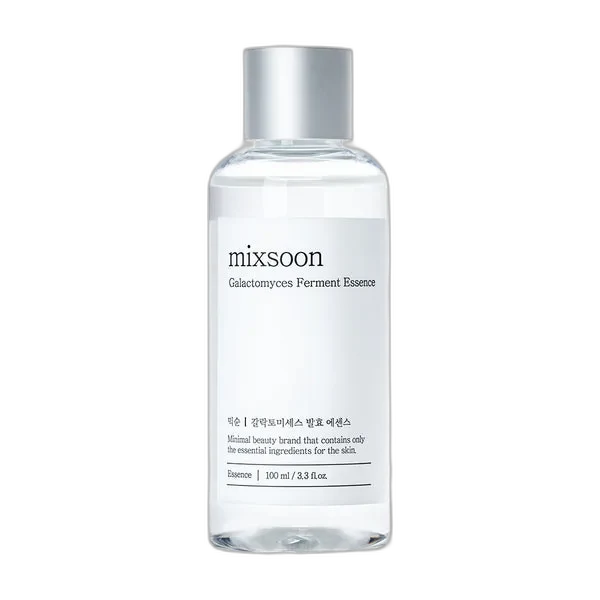 mixsoon Galactomyces Ferment Essence glass bottle with pump dispenser