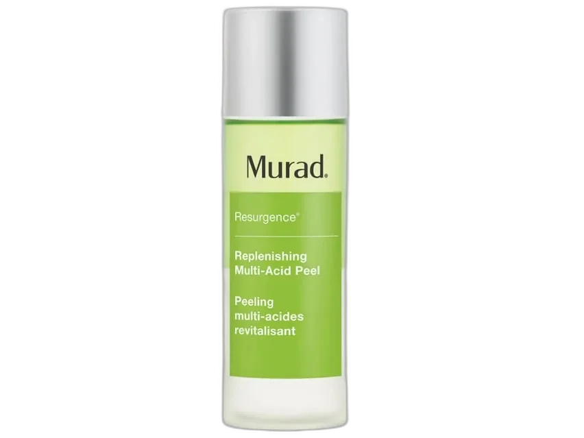 Murad Replenishing Multi-Acid Peel in glass bottle with bi-phase formula visible