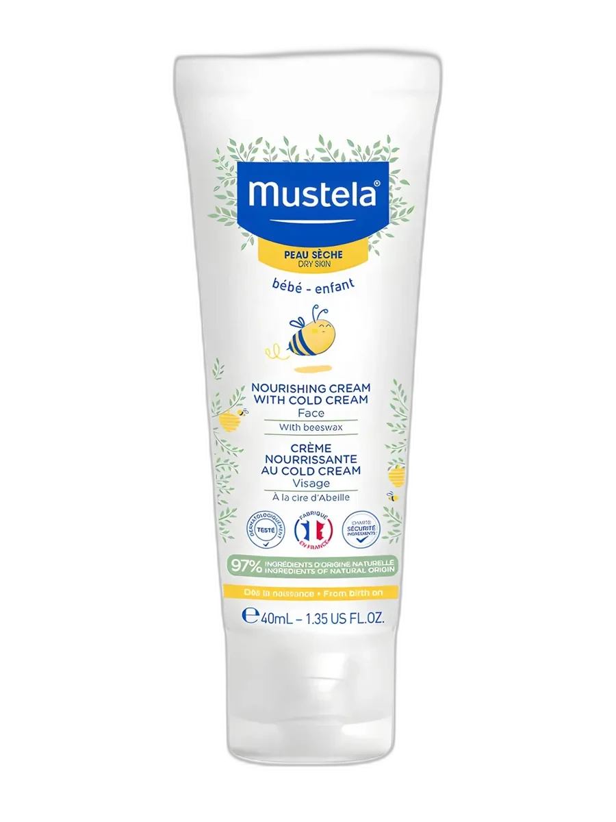 Mustela Nourishing Cream with Cold Cream tube, 1.35 fl oz
