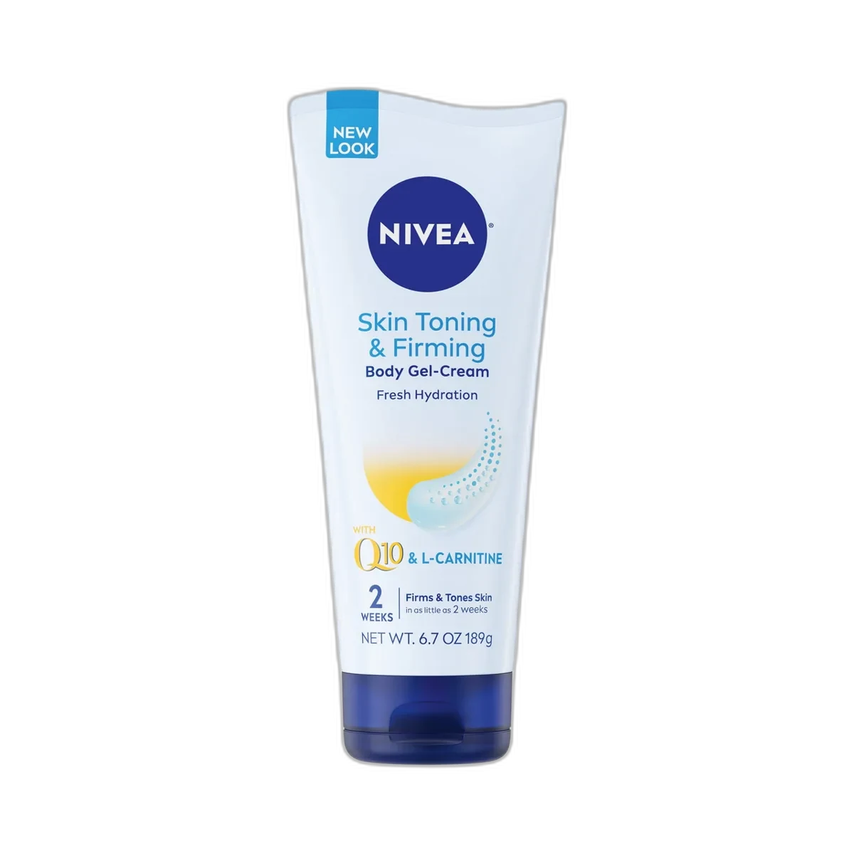 Nivea Skin Firming & Toning Body Gel-Cream with Q10 6.7 oz blue and white squeeze tube