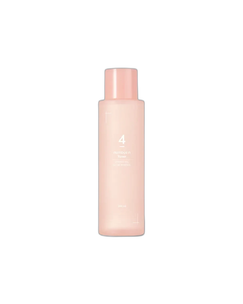 Numbuzin No. 4 Hydrating Glow Mineral Toner 200ml bottle