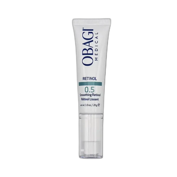 Obagi 360 Retinol 0.5 cream in a white airless pump dispenser