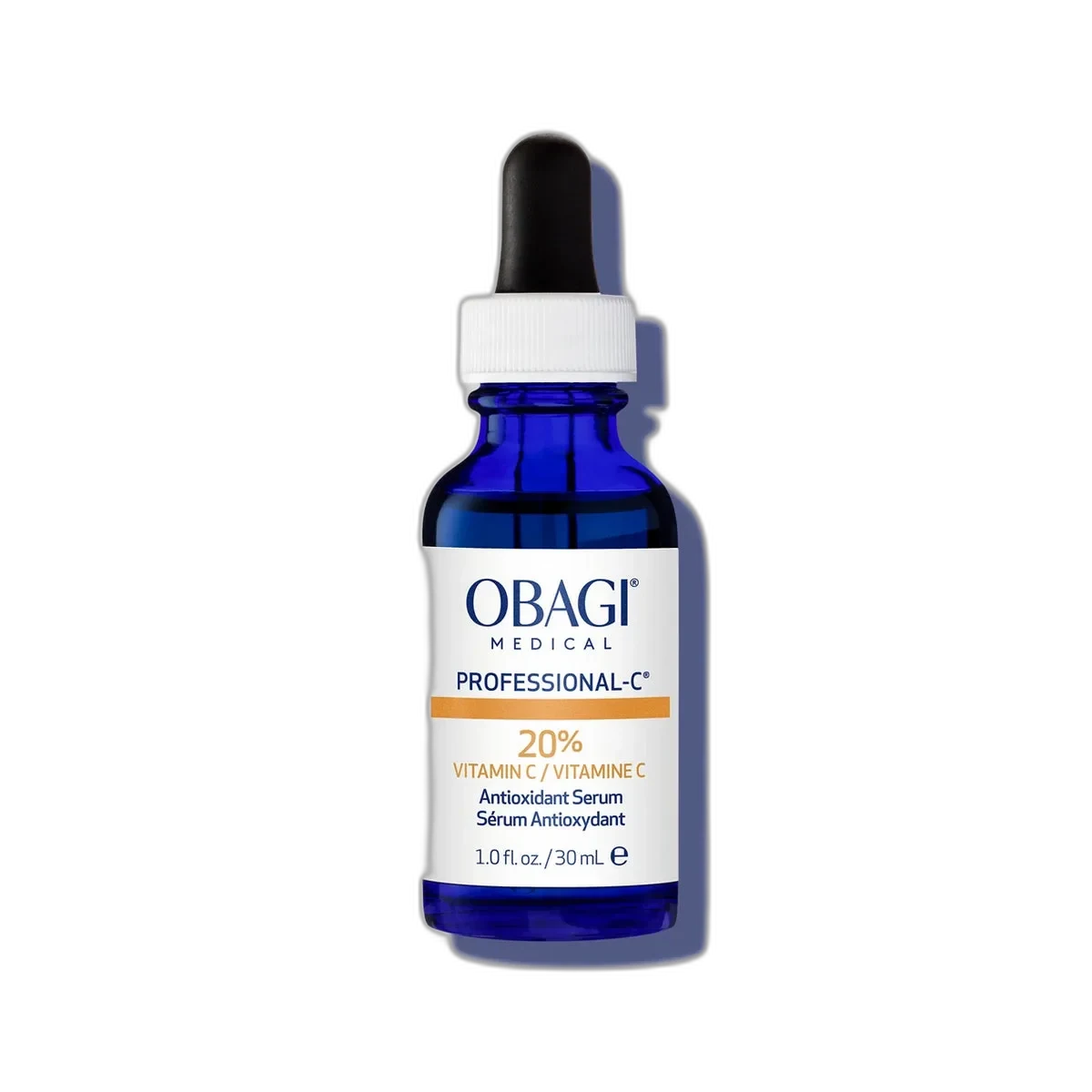 Obagi Professional-C Serum 20% dark amber glass bottle with dropper
