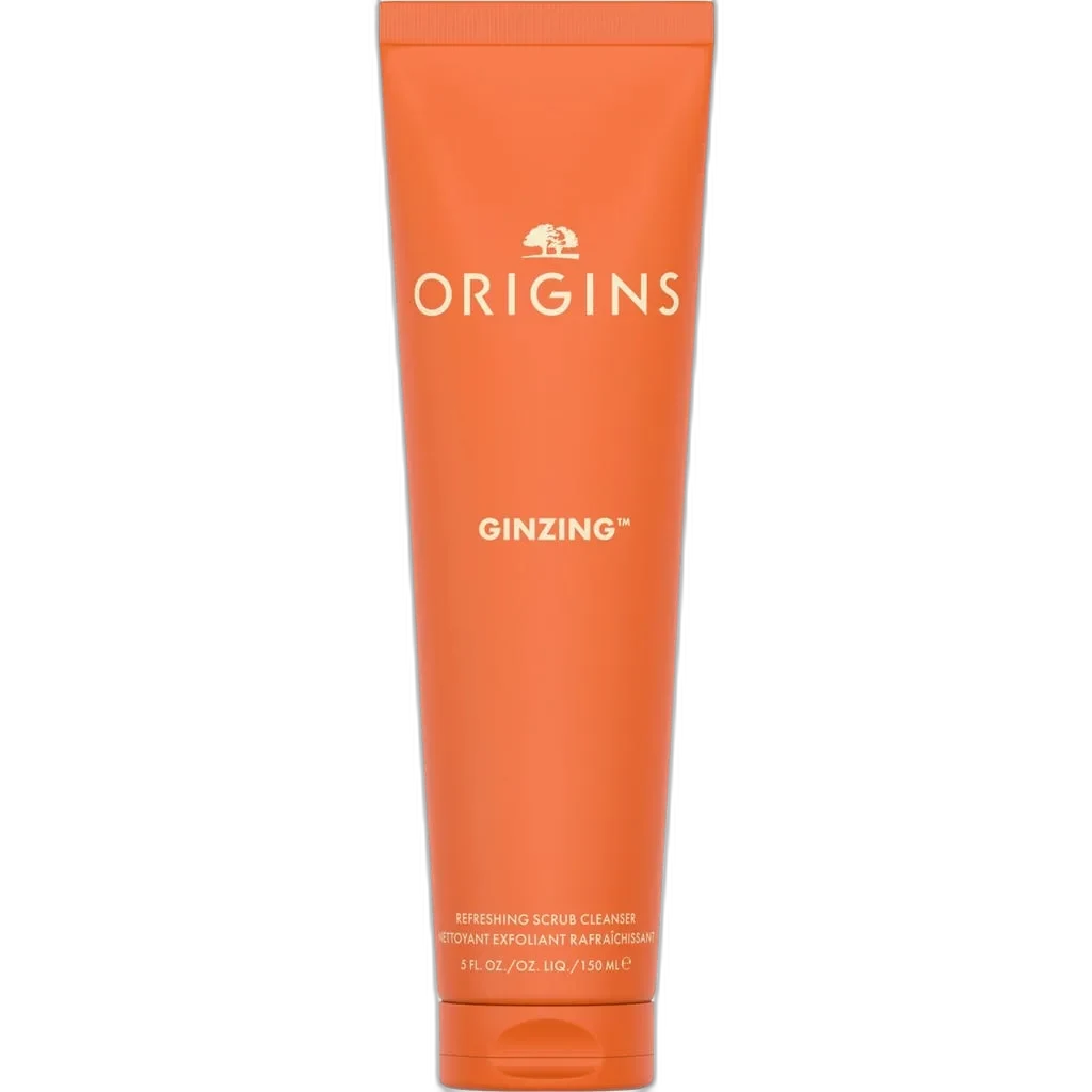 Origins GinZing Refreshing Scrub Cleanser orange squeeze tube