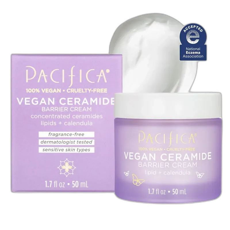 Pacifica Vegan Ceramide Barrier Face Cream 1.7 oz jar