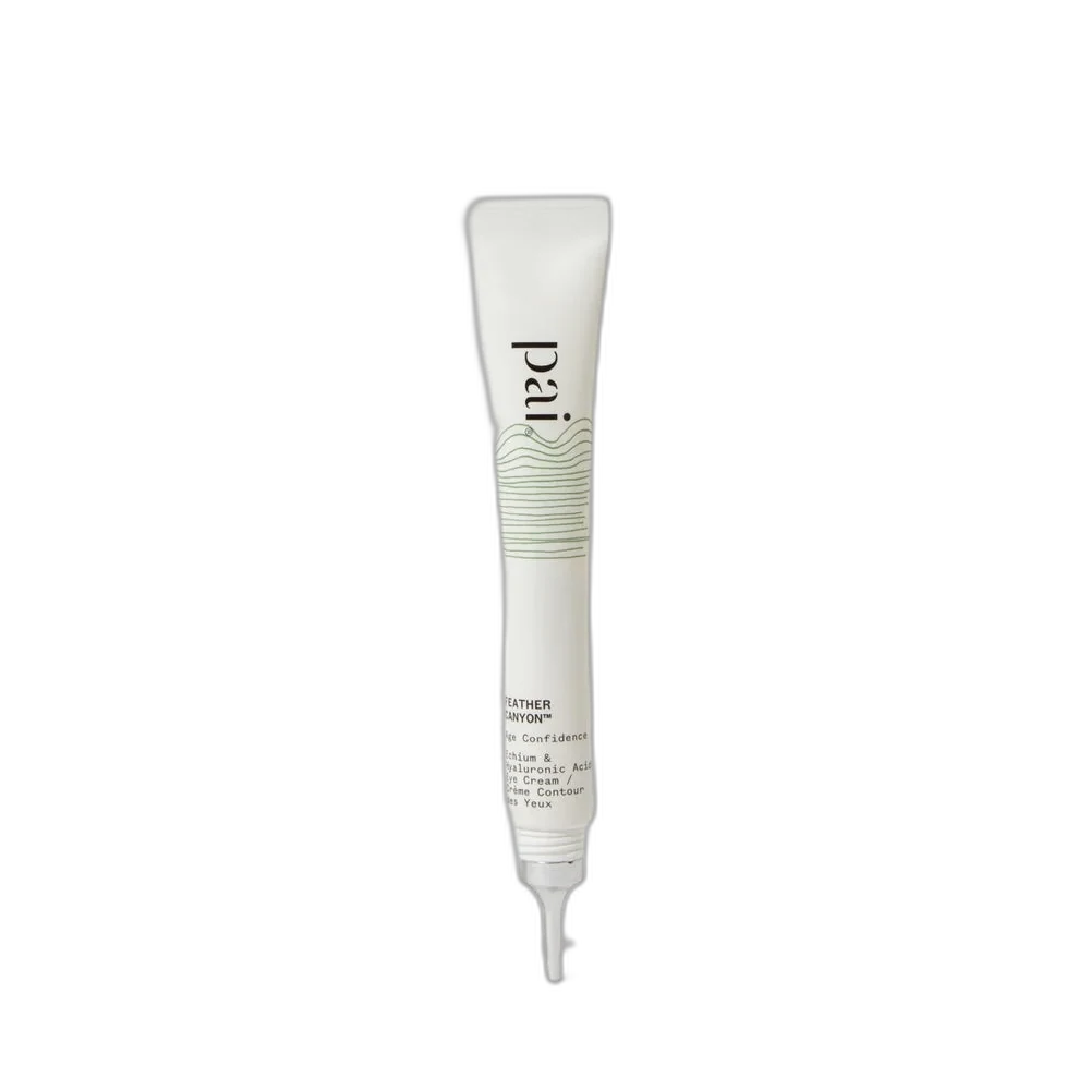 Pai Skincare Feather Canyon Eye Cream tube with metal precision applicator tip