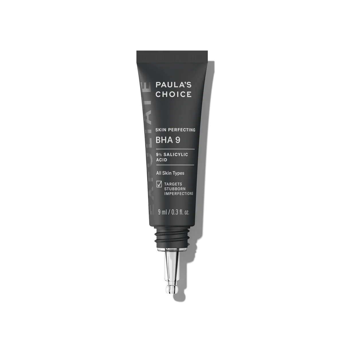 Paula's Choice Skin Perfecting BHA 9 Treatment in a small opaque bottle