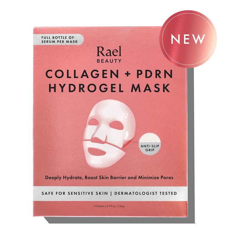 Rael Collagen + PDRN Hydrogel Mask 4-pack box