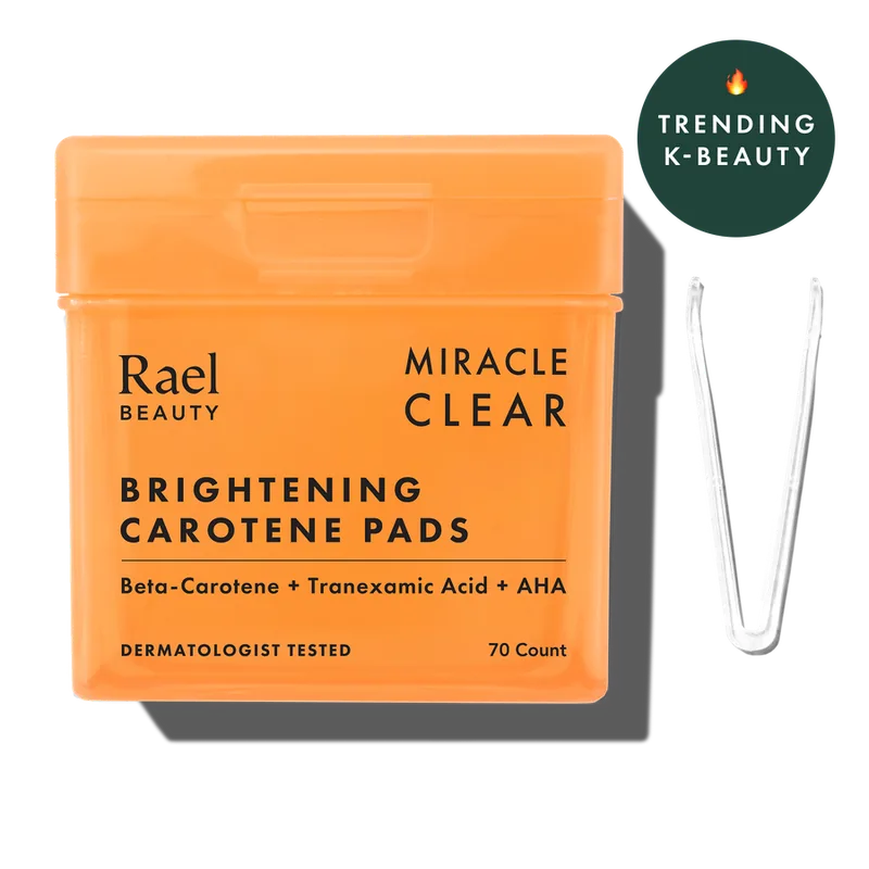 Rael Miracle Clear Brightening Carotene Pads jar
