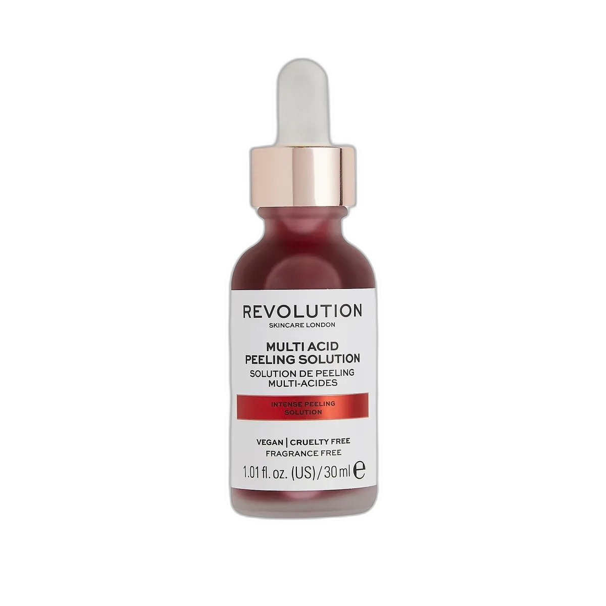 Revolution Skincare Multi Acid AHA + BHA Peeling Solution 30 ml dropper bottle