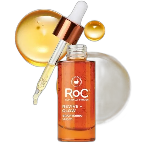RoC Multi Correxion Revive + Glow Daily Serum in a 1 oz opaque tube with pump