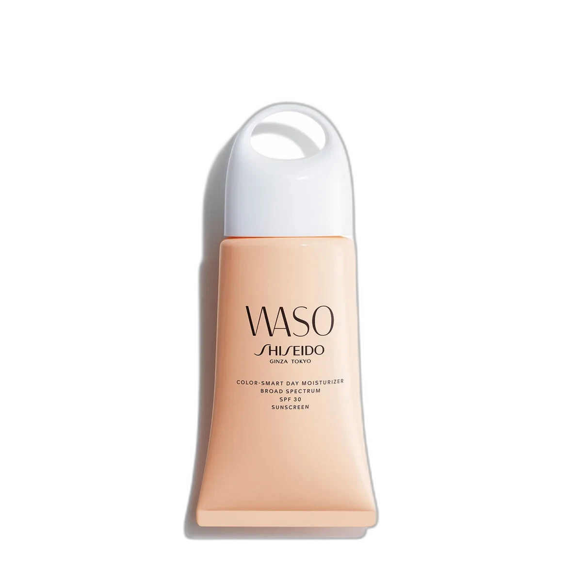 Shiseido Waso Color-Smart Day Moisturizer SPF 30 in green squeeze tube