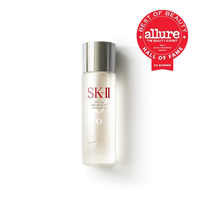 SK-II Facial Treatment Essence frosted glass bottle with silver cap