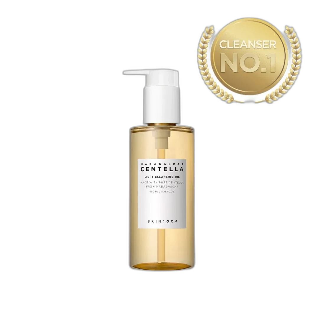 SKIN1004 Madagascar Centella Light Cleansing Oil 200ml bottle with pump dispenser