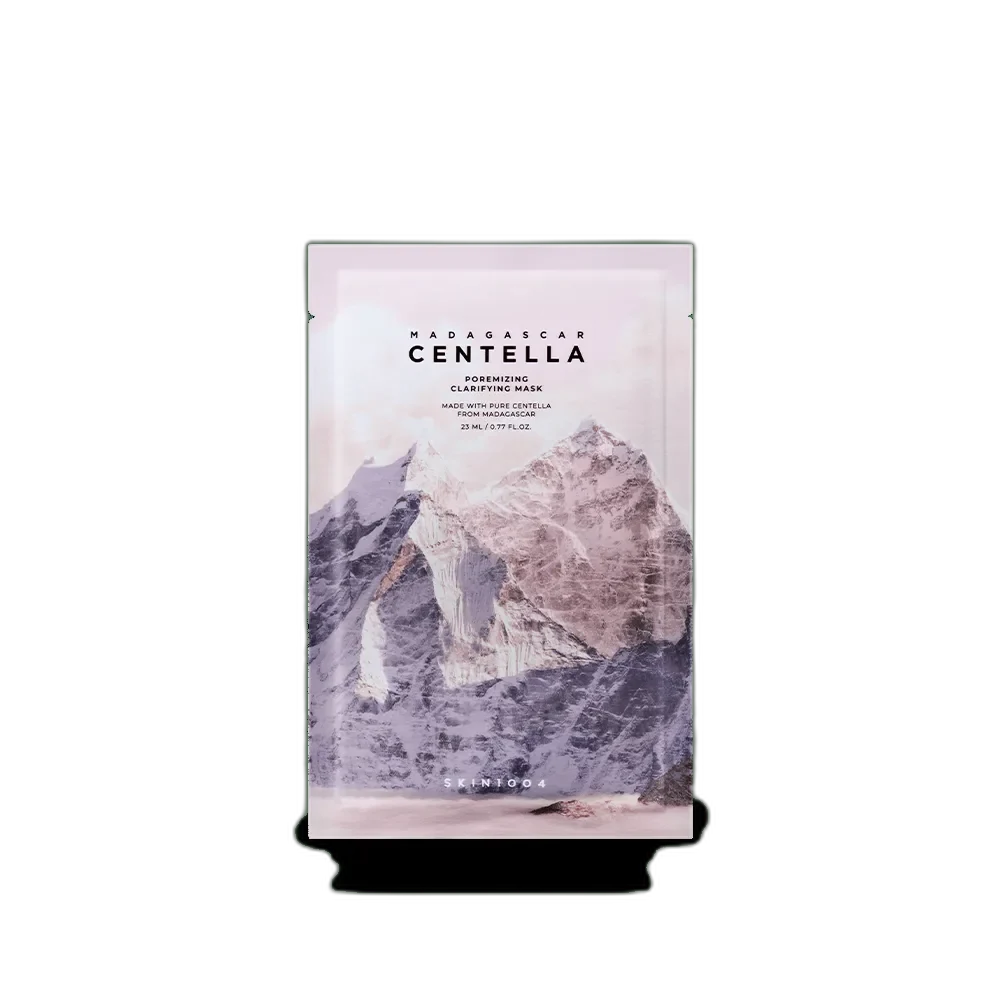 SKIN1004 Poremizing Clarifying Mask sheet mask foil sachet with green and white packaging