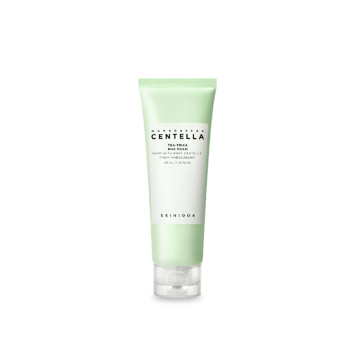 SKIN1004 Tea-Trica BHA Foam 125ml white squeeze tube cleanser