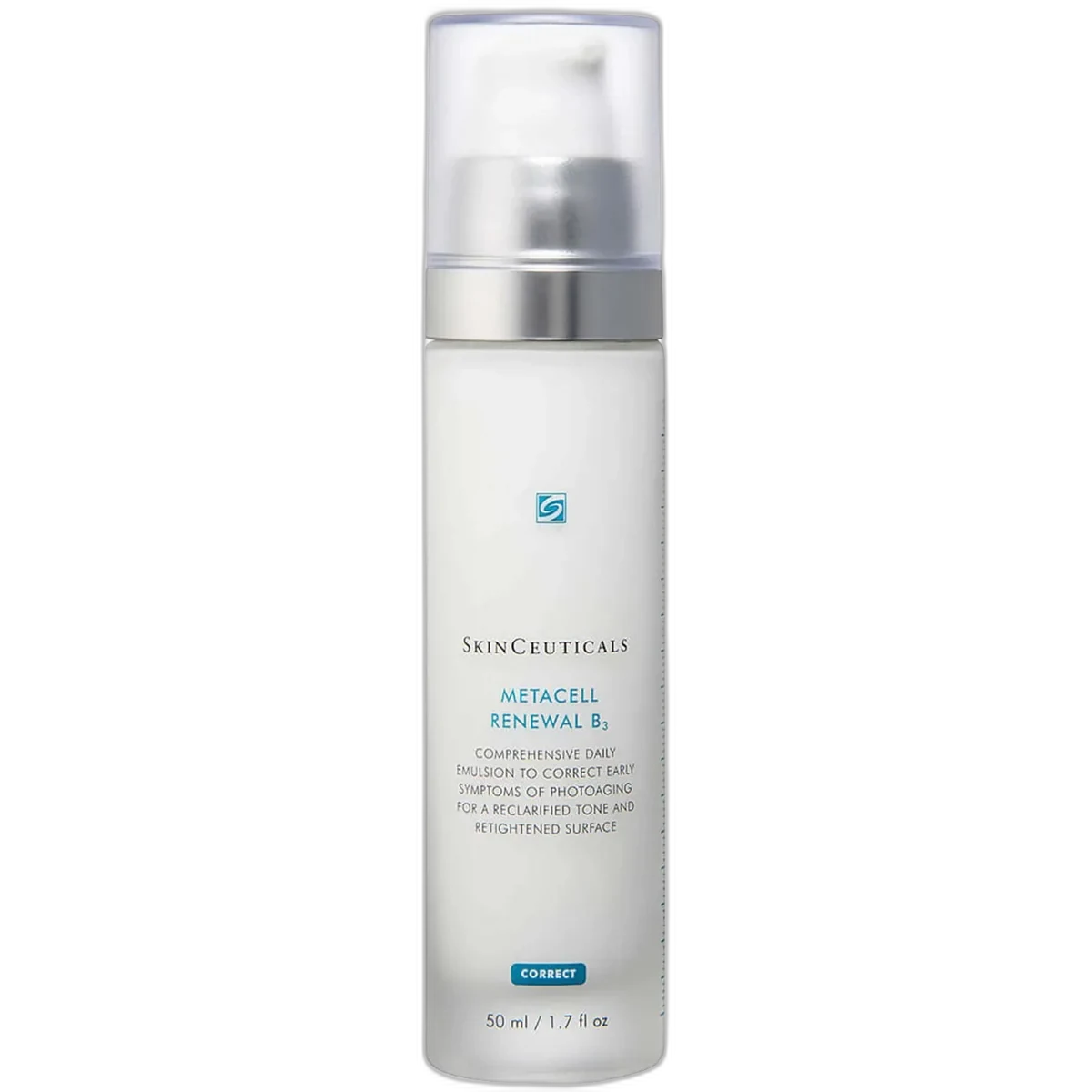 SkinCeuticals Metacell Renewal B3 bottle on neutral background
