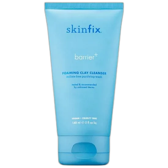 Skinfix Barrier+ Foaming Clay Cleanser in squeeze tube