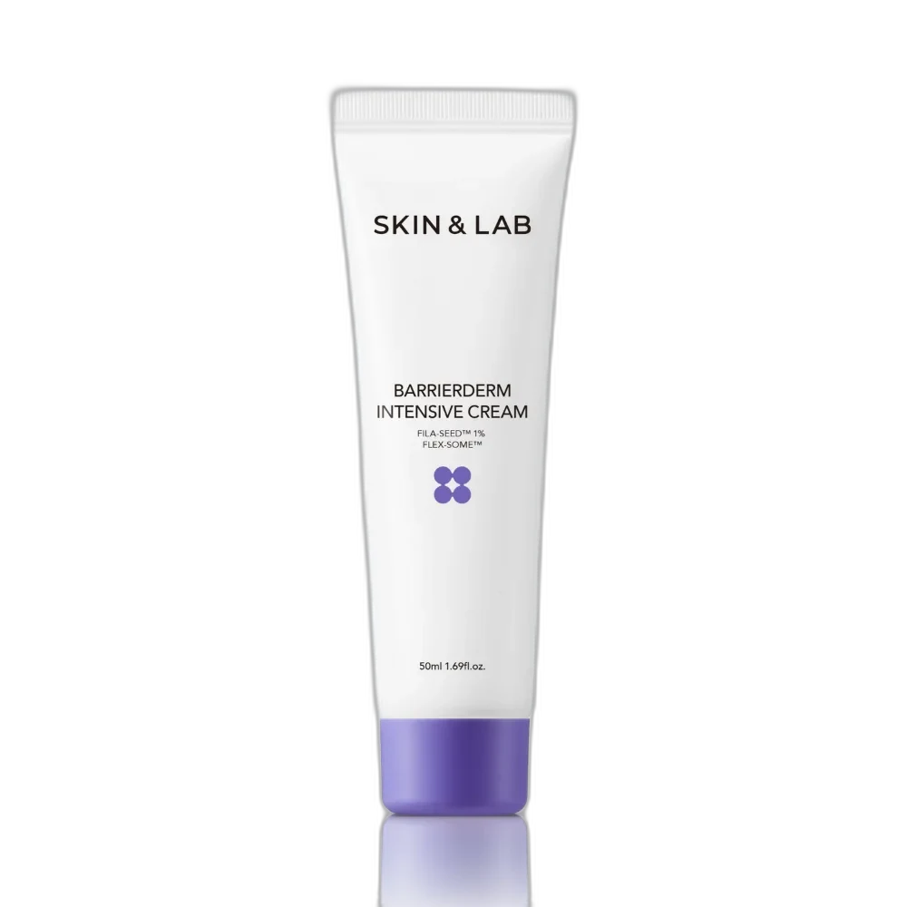 Skin&Lab Barrierderm Intensive Cream 50ml tube with white and blue dermatologist-style packaging
