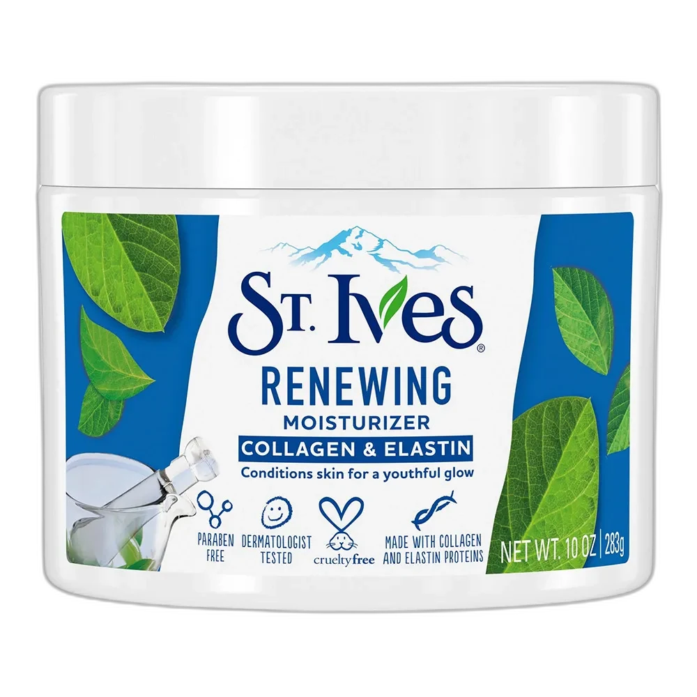 St. Ives Timeless Skin Collagen Elastin Facial Moisturizer 10 oz jar