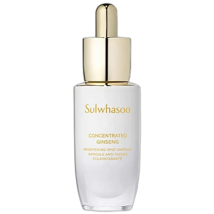 Sulwhasoo Concentrated Ginseng Brightening Spot Ampoule 20ml glass dropper bottle