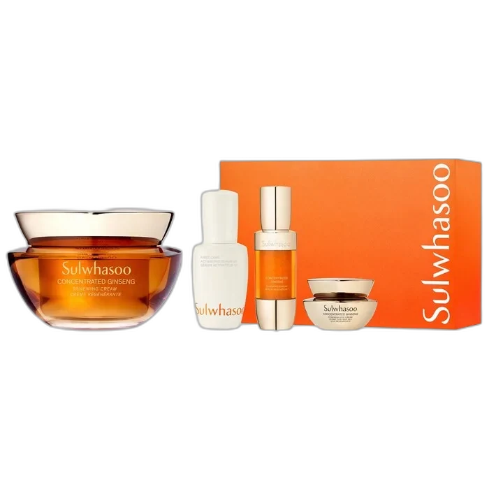 Sulwhasoo Concentrated Ginseng Renewing Cream 60ml luxury jar with rose gold lid