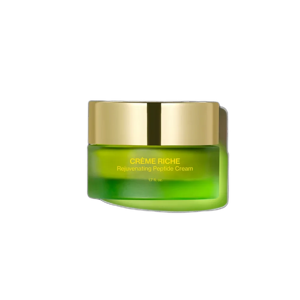 Tata Harper Creme Riche Anti-Aging Peptide Night Cream 50ml glass jar with signature green