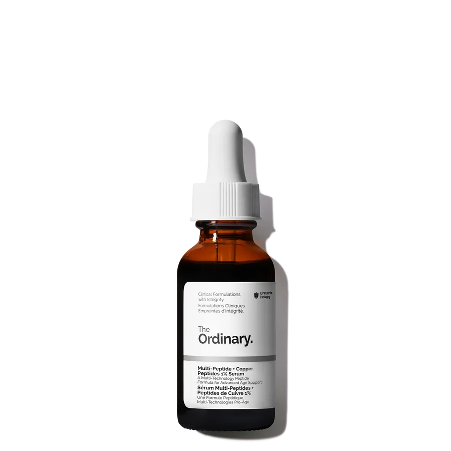 The Ordinary Buffet + Copper Peptides 1% blue serum dropper bottle